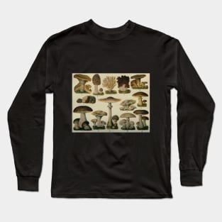 Vintage Mushrooms Long Sleeve T-Shirt